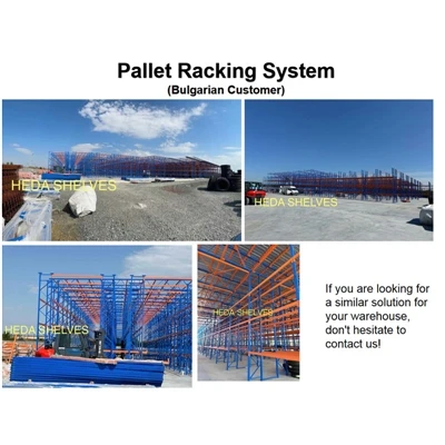 Pallet Racking System Proġett Kbir Mill-Klijent Bulgaru